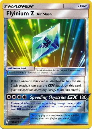 Unified Minds Flyinium Z Air Slash #195/236 reverse holo
